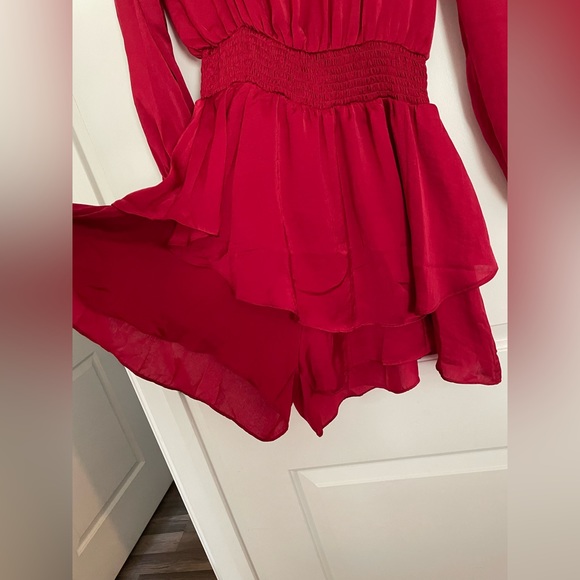 Pink lily romper - Picture 4 of 4